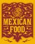 Mexican Food menu design