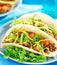 Mexican food - Soft shell tacos