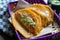 Mexican food: Tasty basket tacos