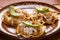 Mexican food: Tostadas tinga