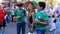 Mexican football fans before final match of European Football Championship