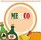 Mexican independence day, tequila bottles lemon taco food, celebrated on september