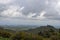 Mexican landscape, volcano view and skyline