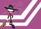 Mexican mariachi pictogram cartoon background