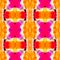 Mexican Motif. Red Watercolor Clothing. Tie Dye Seamless. Blue Tie Dye Texture. Colorful American rug. Orange Bohemian Fashion. Wa