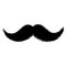 mexican mustache isolated icon
