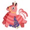 mexican pinata pink horse