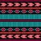 Mexican plaid. Seamless pattern. Design with manual hatching. Textile. Ethnic boho ornament.