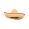 Mexican Sombrero vector illustration flat style front