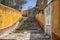 Mexican streetscape in Bernal