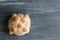 Mexican sweet bread, pan de muerto, papel picado and traditional skulls