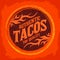 Mexican Tacos icon - emblem