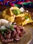 Mexican tacos with nachos