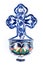 Mexican talavera cross