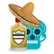 Mexican tequila drink icon