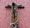 Mexican wooden crucifix