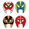 Mexican wrestling masks
