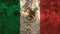 Mexico aged flag grunge background illustration