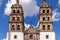 Mexico, Catholic church of Cathedral Basilica of Durango in colonial historic city center located opposite Durango