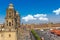 Mexico City, Metropolitan Cathedral of the Assumption of Blessed Virgin Mary into Heavens â€“ a landmark Mexican cathedral on the