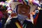 Mexico City, Mexico-December 11, 2017:Young Pilgrims On The Journey To Celebrate The Festivities at the Basilica of Guadalupe