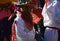 Mexico City, Mexico-December 11, 2017:Young Pilgrims On The Journey To Celebrate The Festivities at the Basilica of Guadalupe