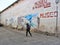 Mexico, Creel-20 October, 2016: Historic city center streets and churches during a peak tourist season