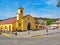 Mexico, Creel-20 October, 2016: Historic city center streets and churches during a peak tourist season