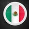 Mexico Flag Day background