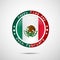 Mexico Flag Day background