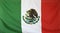 Mexico Flag real fabric