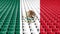 Mexico flag stadium seats, Mexico flag