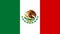 Mexico flag vector iluustration. Mexican national symbol image. traditional official colors. correct proportions