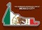 Mexico grand prix race track for Formula 1 or F1 with flag. Detailed racetrack or national circuit