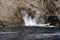 Mexico. Huatulco. Rock. Natural fountain.