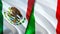Mexico and Italy flags. 3D Waving flag design. Mexico Italy flag, picture, wallpaper. Mexico vs Italy image,3D rendering. Mexico
