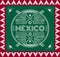 Mexico Maya Aztec emblem elements design flag colors