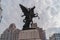 Mexico, Mexico City, August 26, 2012, statue of the pegasus, a mythical creature,