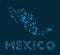 Mexico network map.