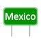 Mexico road sign.