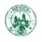 Mexico rubber stamp