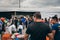 MEXICO - SEPTEMBER 20: People volunteering at a collection center to gather provisions and supplies for the earthquake victims