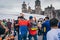 MEXICO - SEPTEMBER 20: People volunteering at a collection center to gather provisions and supplies for the earthquake victims