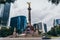 MEXICO - SEPTEMBER 20: Plaza of the monument of the Independence Angel at Paseo Reforma