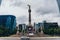 MEXICO - SEPTEMBER 20: Plaza of the monument of the Independence Angel at Paseo Reforma