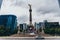 MEXICO - SEPTEMBER 20: Plaza of the monument of the Independence Angel at Paseo Reforma