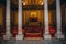 MEXICO - SEPTEMBER 24: Beautiful ornamented room inside of Juarez Theater, September 24, 2017 in Guanajuato, Mexico.