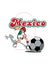 Mexico soccer player at penalty