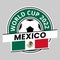 Mexico Team Badge for Qatar World Cup 2022