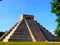 Mexico, Yucatan, Chichen Itza, El Castillo Kukulcan pyramid
